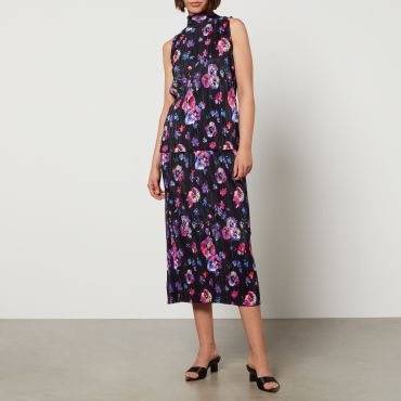 MAX&Co. Marocco Plissé-Jersey Top and Skirt Set - S