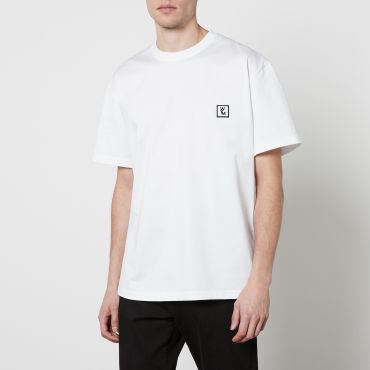 Wooyoungmi Back Script Logo Cotton-Jersey T-Shirt - IT 52/XL