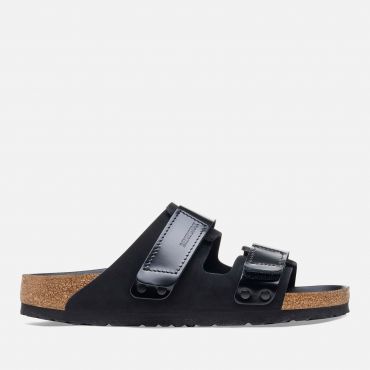 Birkenstock Women's Uji Slim-Fit Nubuck and Leather Double-Strap Sandals - UK 3.5