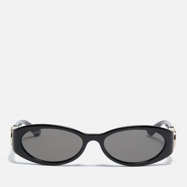 Gucci Bio-Injection Oval-Frame Sunglasses