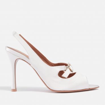 Malone Souliers Women's Celeste 90 Satin Heeled Shoes