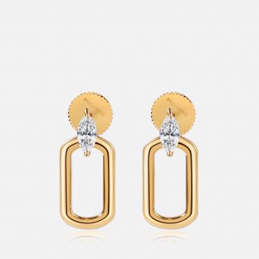 Carat London Tori Gold-Plated Sterling Silver Hoop Earrings