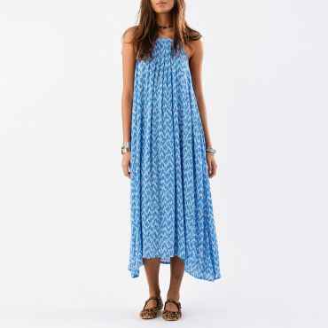 Lollys Laundry Lungo Printed Chiffon Dress - M