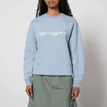 Carhartt WIP Logo Cotton-Blend Jersey Sweatshirt - S