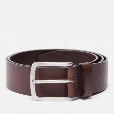 BOSS Black Joris Leather Belt - 85cm