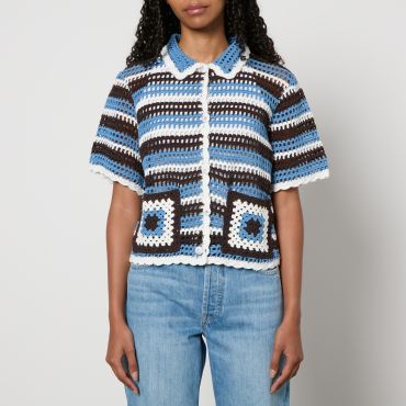 Baum Und Pferdgarten Cayley Crocheted Cotton Cardigan - S