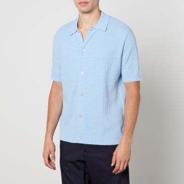 NN.07 Nolan Cotton Knit Polo Shirt - XXL