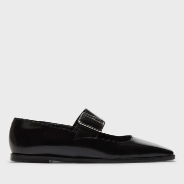 Aeyde Women's Sunny Patent Leather Flats - UK 4