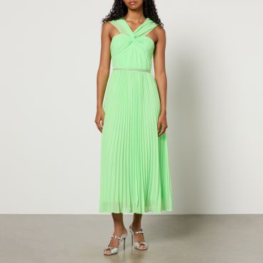 Self-Portrait Chiffon Midi Dress - UK 14