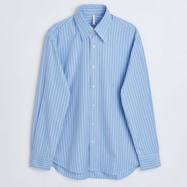 Sunflower Base Cotton-Poplin Striped Shirt - XL