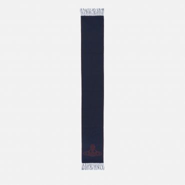 Vivienne Westwood Double Face Orb Wool Scarf