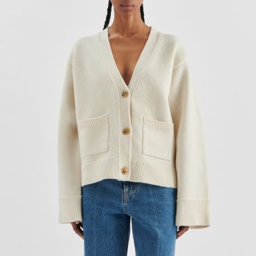 Axel Arigato Memory Wool Relaxed Cardigan - XS