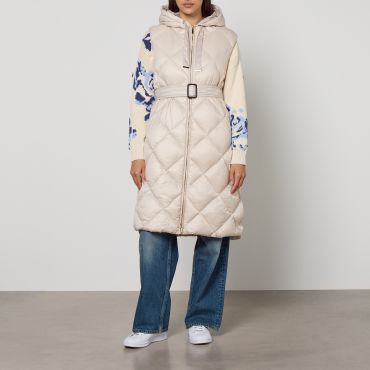 Max Mara The Cube Tregil Quilted Shell Gilet - UK 8