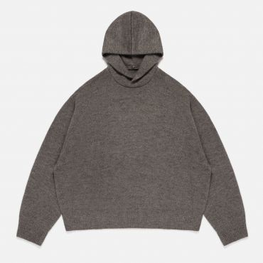 MKI MIYUKI ZOKU Ribbed-Knit Hoodie