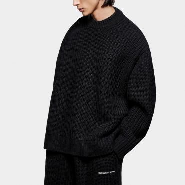 MKI MIYUKI ZOKU Chunky Ribbed-Knit Jumper - L