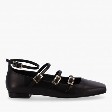 ALOHAS Women's Luke Leather Ballet Flats - UK 3.5