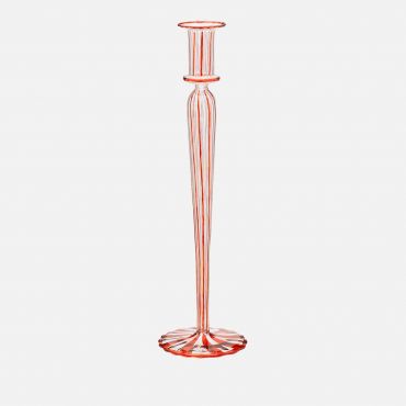 Anna + Nina Candy Cane Striped Candle Holder
