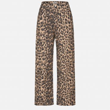 Baum Und Pferdgarten Nara Leopard-Print Denim Jeans - EU 38/UK 10