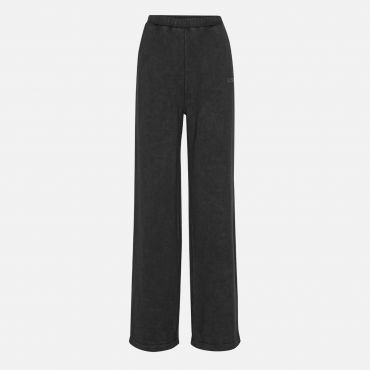 Rotate Sunday Washed Heavy Cotton-Jersey Sweatpants - L