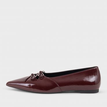 Vagabond Women's Hermine Patent Leather Pointed Flats - UK 7
