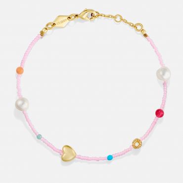 Anni Lu Oh So Fine Beaded 18k Gold-Plated Bracelet