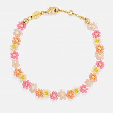 Anni Lu Blossom Beaded 18k Gold-Plated Bracelet