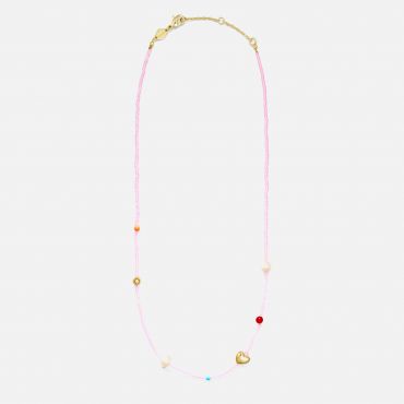 Anni Lu Oh So Fine Beaded 18k Gold-Plated Necklace