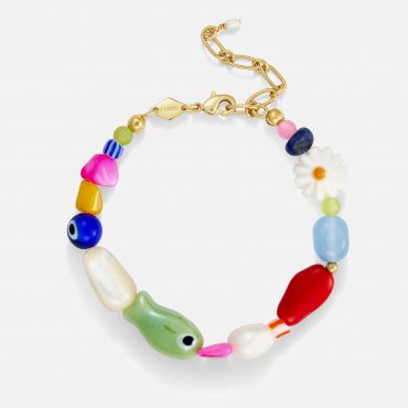 Anni Lu Happy 18k Gold-Plated Bracelet