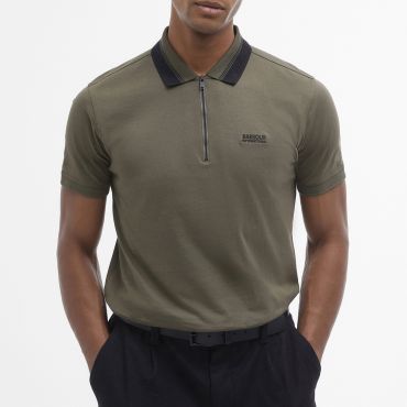 Barbour International Orton Tipped Cotton-Jersey Polo Shirt - XL