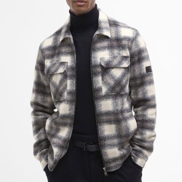 Barbour International Clayton Brushed Fleece Overshirt - XL