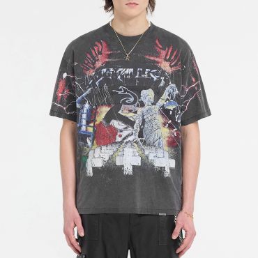 REPRESENT x Metallica Master Of Puppets Cotton-Blend T-Shirt - XXL