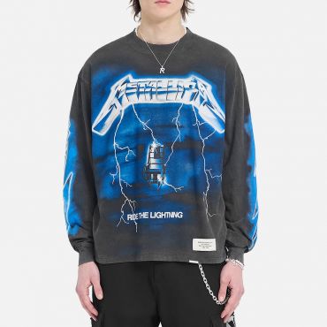 REPRESENT x Metallica Ride The Lightning Cotton-Blend T-Shirt - L