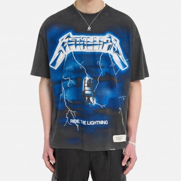 REPRESENT x Metallica Ride The Lightning Cotton-Blend T-Shirt - S