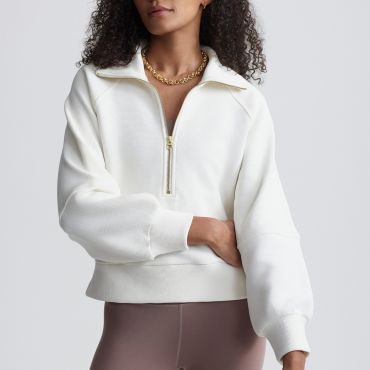 Varley Milano Ribbed Cotton-Blend Knit Jumper