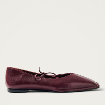 ALOHAS Sway Patent Leather Ballet Flats - UK 8-8.5