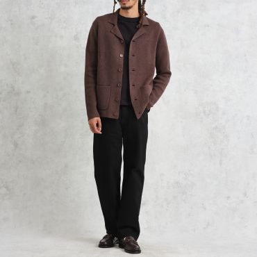 Wax London Wightman Cotton-Blend Knit Cardigan - S