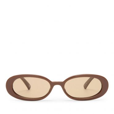 Le Specs Outta Love Polycarbonate Oval-Frame Sunglasses