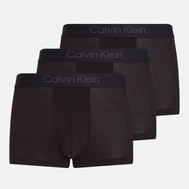 Calvin Klein 3 Pack Modal-Blend Jersey Trunks - S