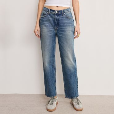 Good American Good Standard Straight Denim Jeans - US 12/UK 16