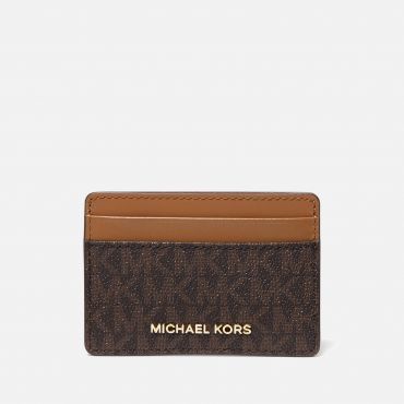 MICHAEL Michael Kors Jet Set Faux Leather Card Holder