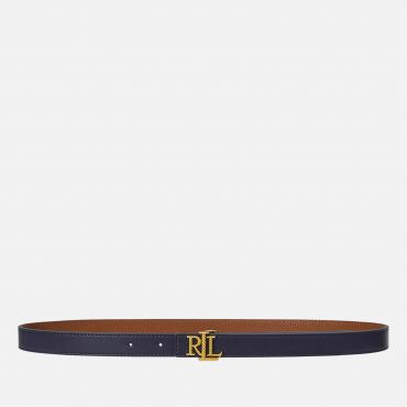 Lauren Ralph Lauren Leather Reversible 20 Skinny Belt - S