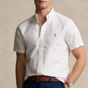 Polo Ralph Lauren Custom Fit Oxford Cotton Short Sleeved Shirt - M