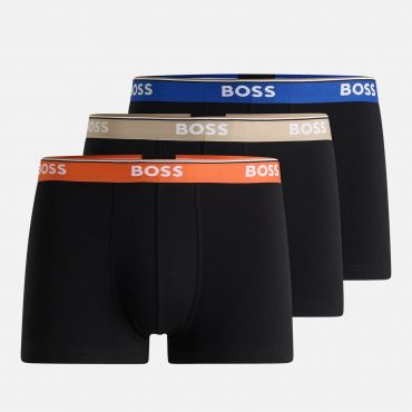 BOSS Bodywear 3 Pack Power Jersey Boxer Trunks - M