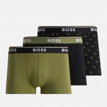 BOSS Bodywear 3 Pack Power Jersey Boxer Trunks - XXL