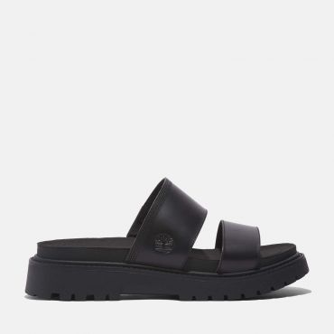Timberland Women's Clairemont Way Leather Slide Sandals - UK 7