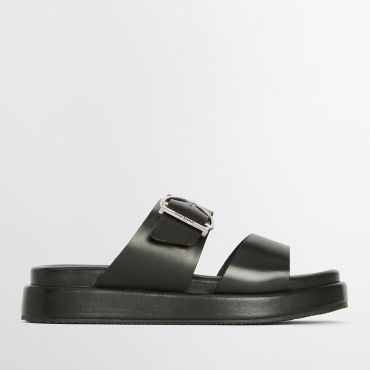 Barbour Adele Leather Sandals - UK 5 - Black