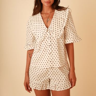 It's 9pm Luna Cotton-Voile Pyjama Set - 3/ UK 14