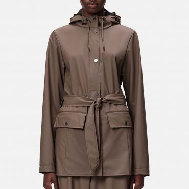 Rains Curve Matte Shell Jacket - M