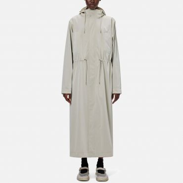 Rains Bold Longest W3 Matte Shell Jacket - M
