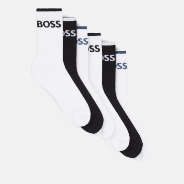 BOSS Bodywear 6-Pack Cotton-Blend Sports Socks